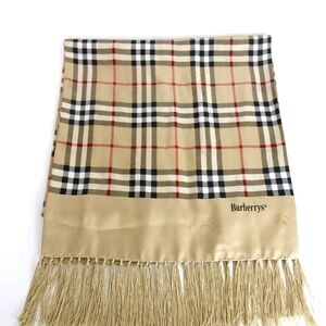Authentic Burberrys Long scarf/stole silk.